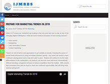 Tablet Screenshot of ijmrbs.com